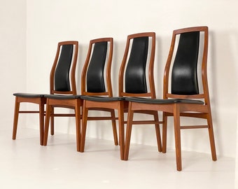 Set of 4 Teak Dining Chairs by Niels Koefoed, Circa 1960s - *Please ask for a shipping quote before you buy.