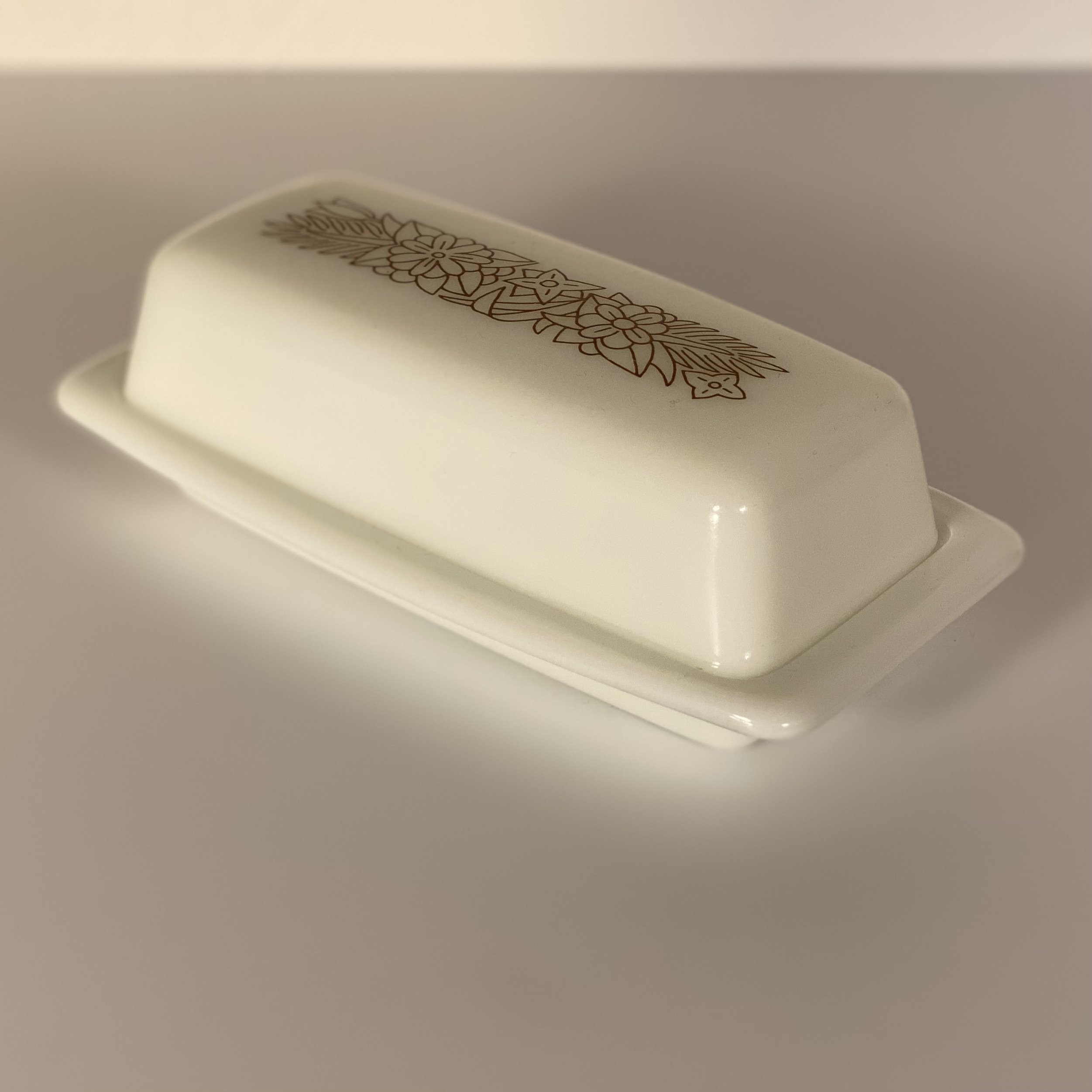 Pyrex Woodland Butter Dish