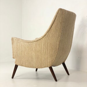 Upholstered Modern Lounge Chair, Circa 1960s Please ask for a shipping quote before you buy. image 3