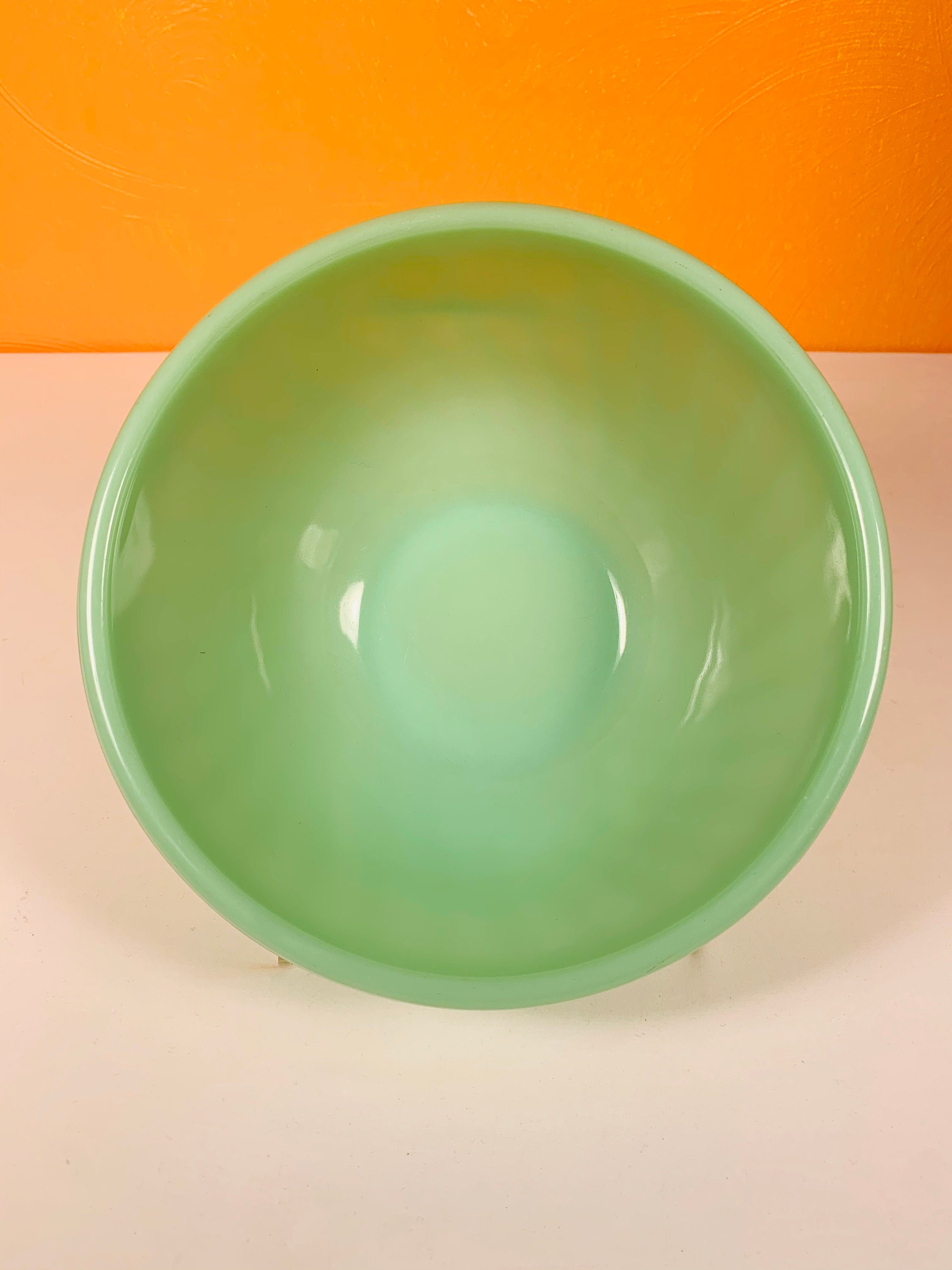 Fire King Jadeite 8 Swirl Mixing Bowl