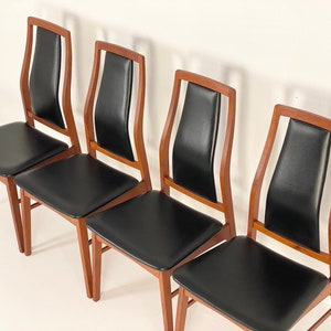 Set of 4 Teak Dining Chairs by Niels Koefoed, Circa 1960s Please ask for a shipping quote before you buy. image 3