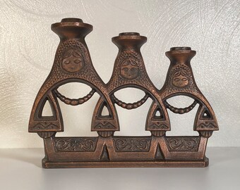 Iron Russian Matryoshka Candle Holder