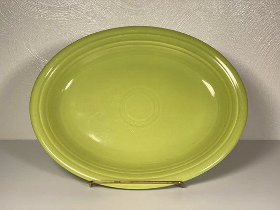 Fiestaware Chartreuse 12.5" Oval Platter