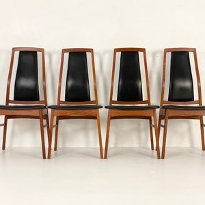 Set of 4 Teak Dining Chairs by Niels Koefoed, Circa 1960s Please ask for a shipping quote before you buy. image 2