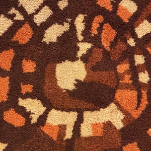Scandinavian Rya Rug, Circa 1970s Please ask for a shipping quote before you buy. image 6