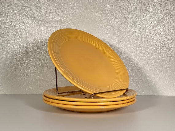Fiestaware Yellow Luncheon Plates - Set of 4