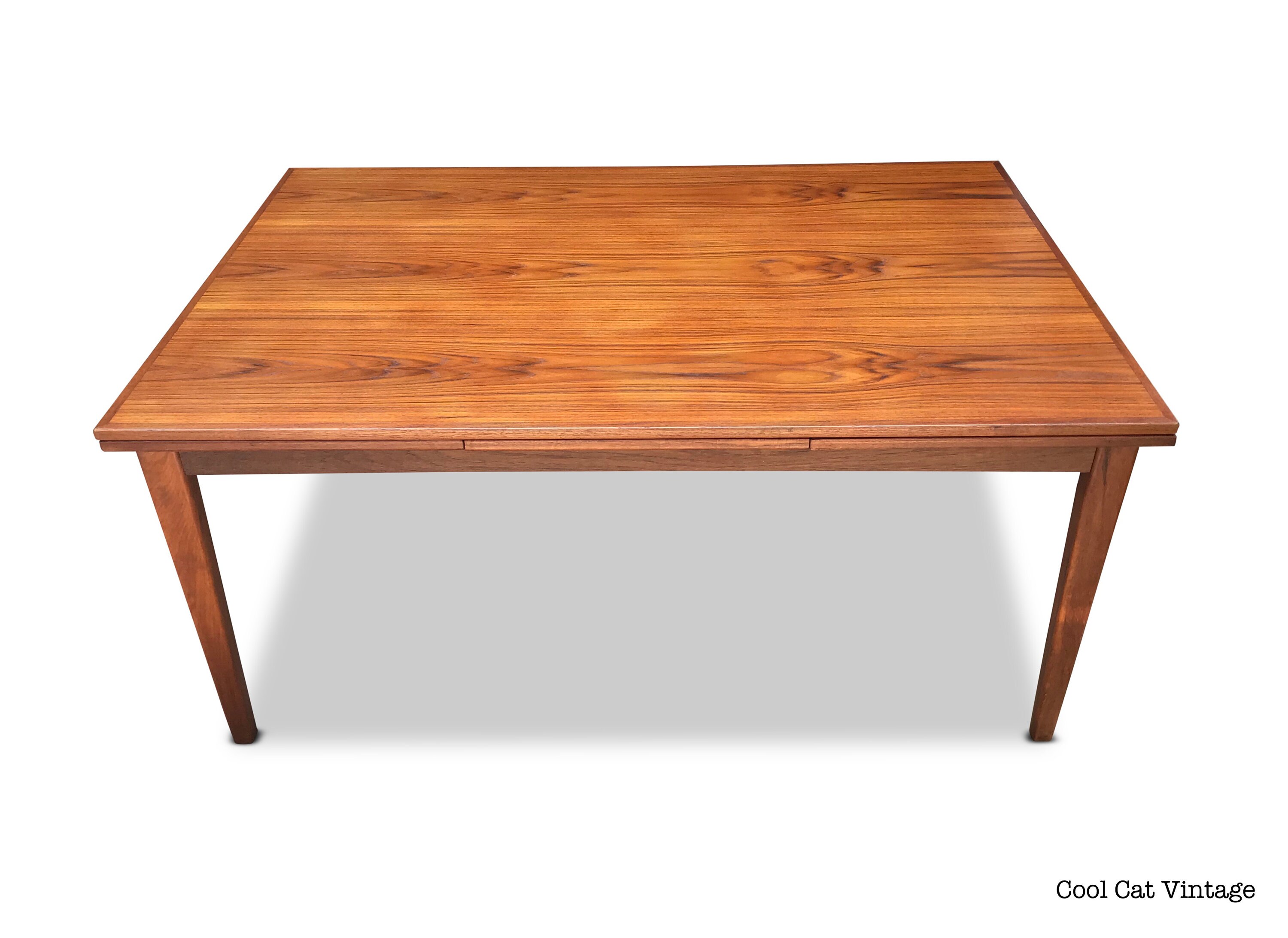 Restored Danish Teak Extending Dining Table, Circa 1960's *Please see