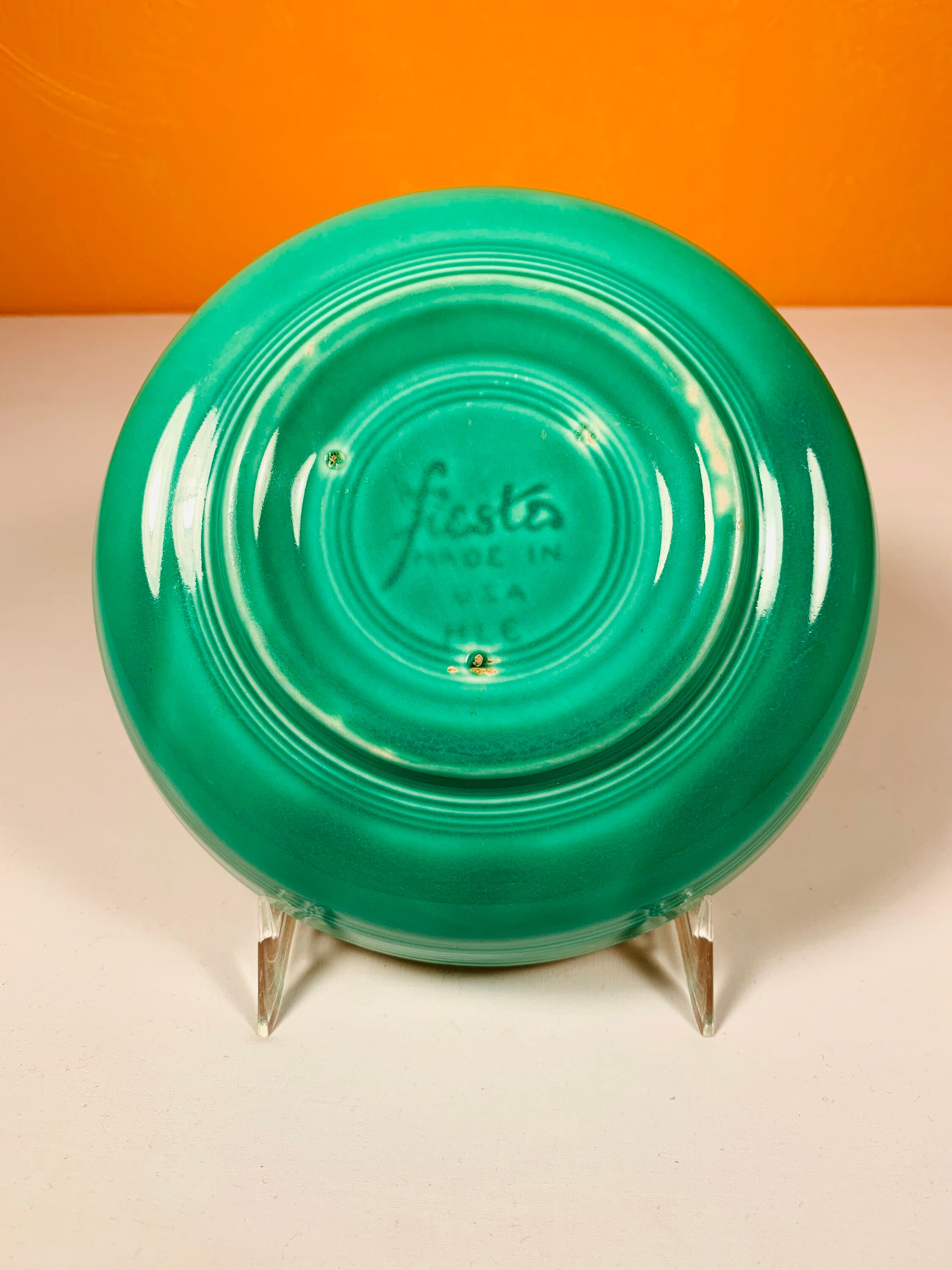 Speckled Enamel Serving Bowl, Green | AnthroHome - View #5
