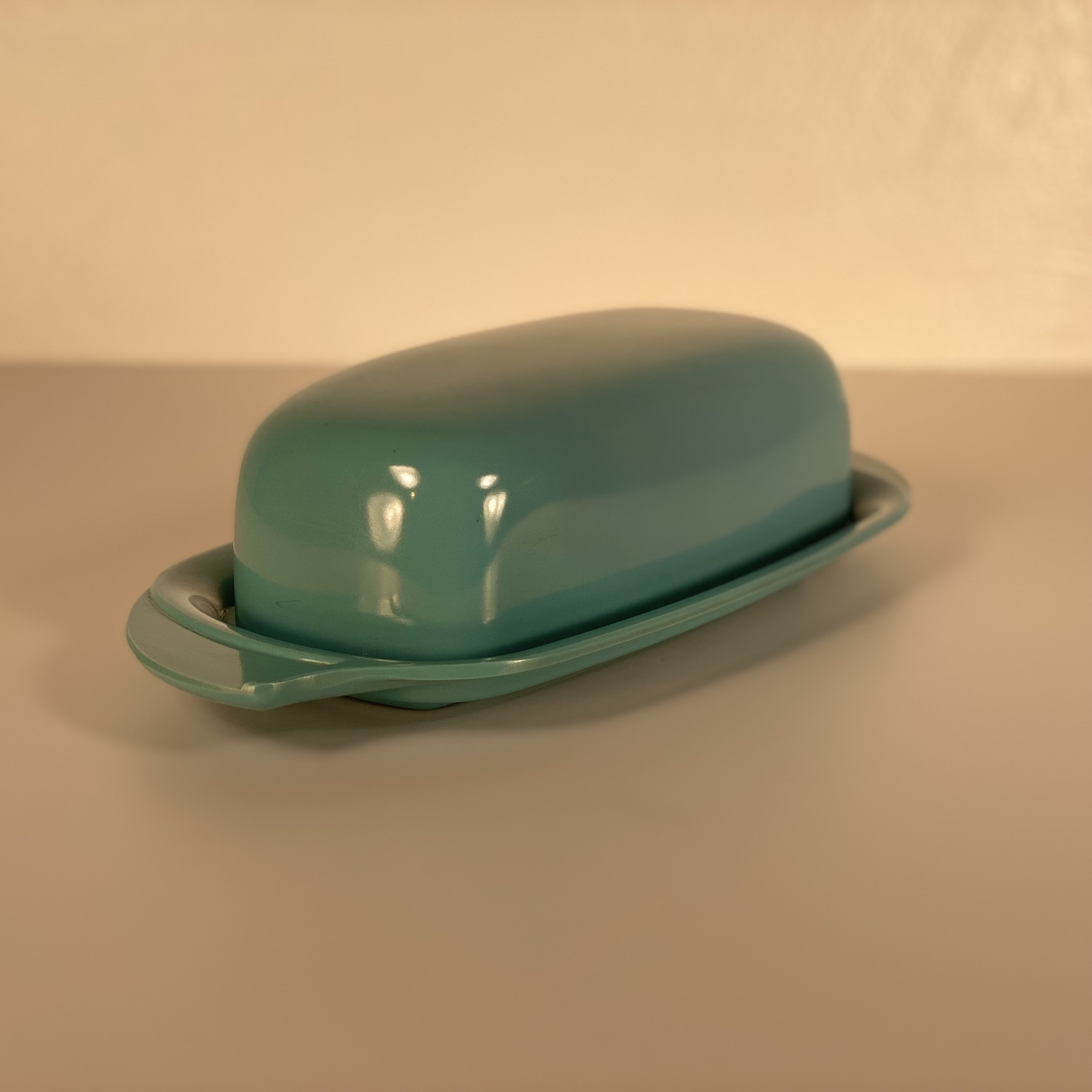 Boonton Turquoise Butter Dish