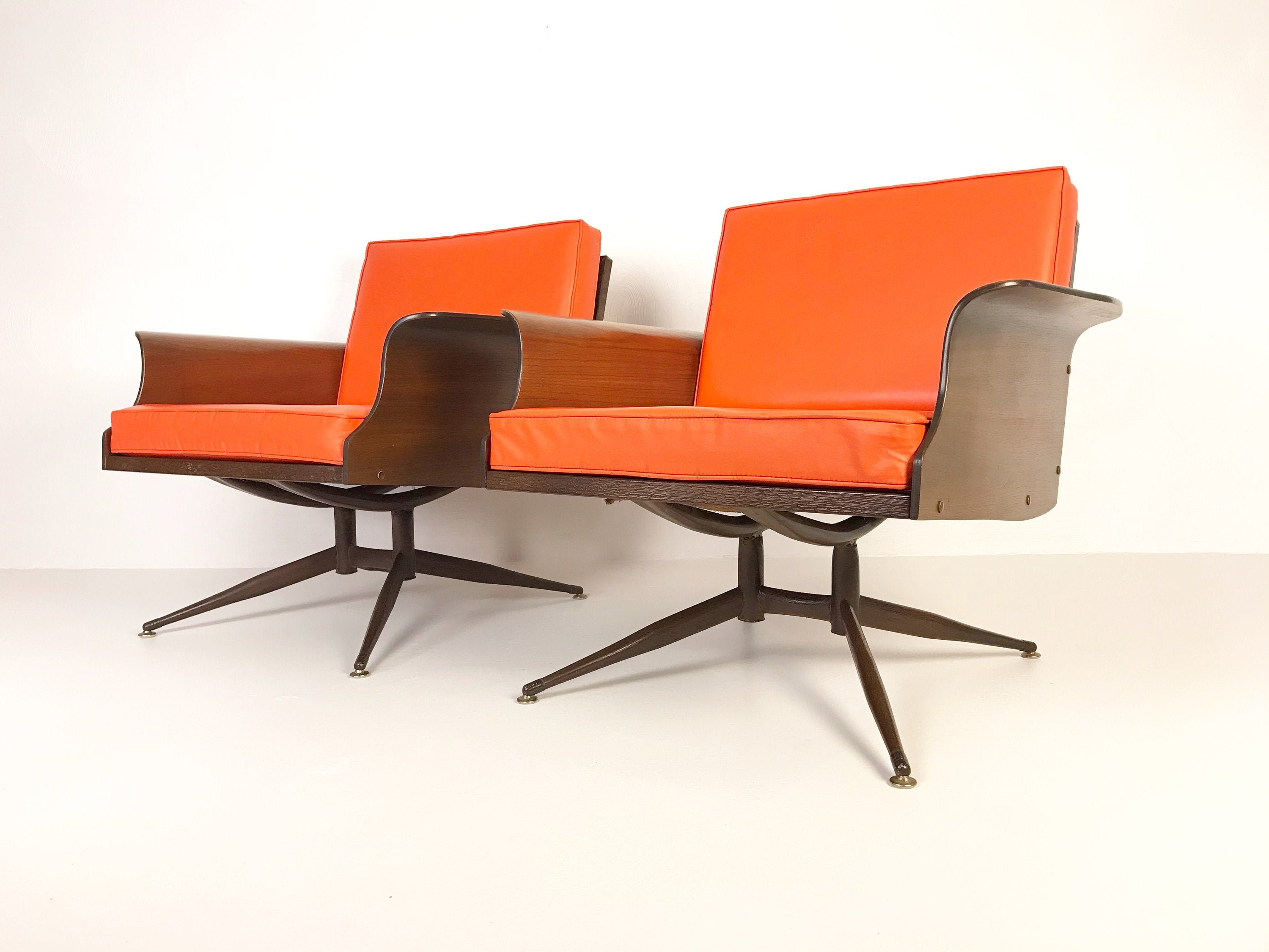 Low Back Lounge Chair (2 available) by Viko Furniture Corp, Circa 1960