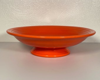 Fiestaware Red 12" Footed Comport