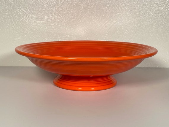 Fiestaware Red 12" Footed Comport