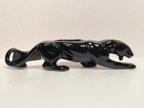 McCoy Black Panther Planter (Side Opening)