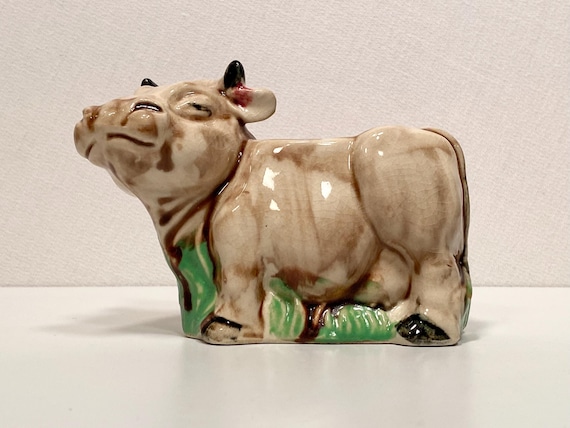 MCM Kitsch Ceramic Cow Planter