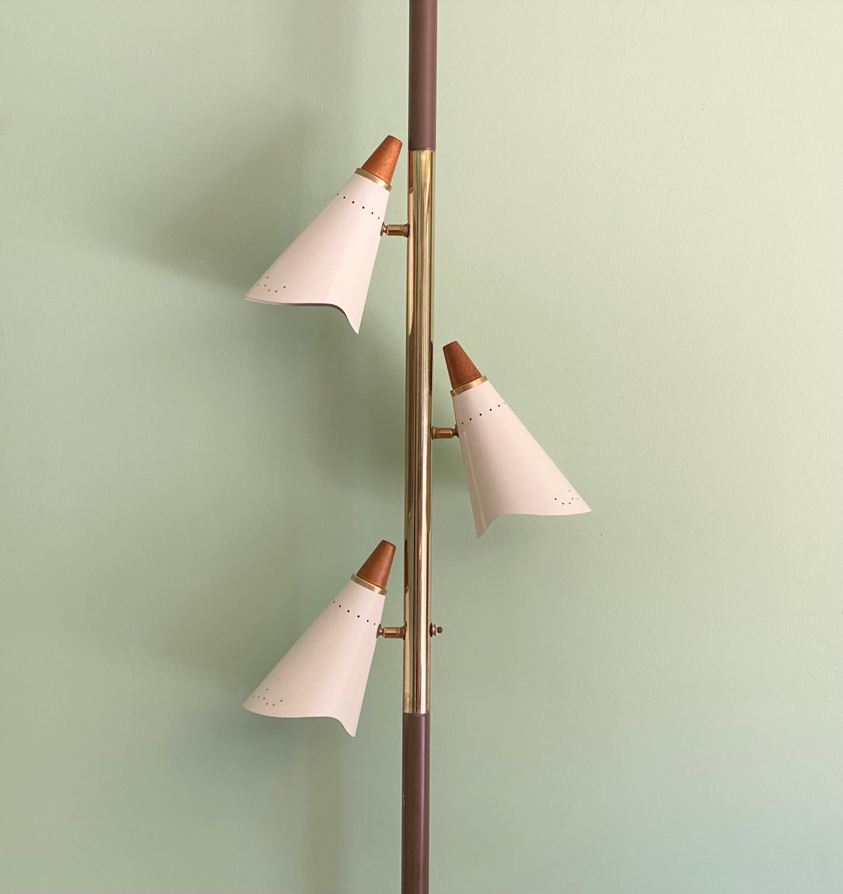 1950s Original Working Tension Pole Lamp - *FREE SHIPPING