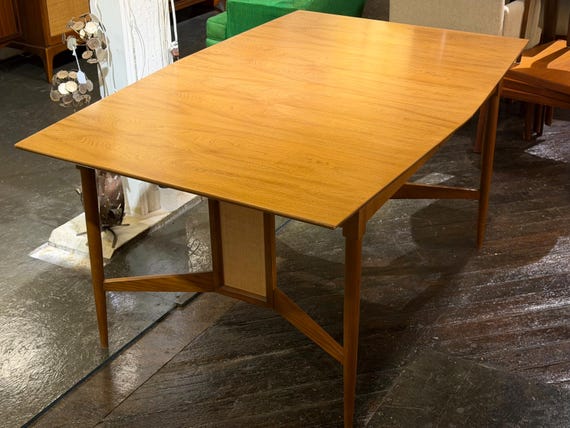 Dixie Sunglow Extending Dining Table, Circa 1960s - *Please ask for a shipping quote before you buy.