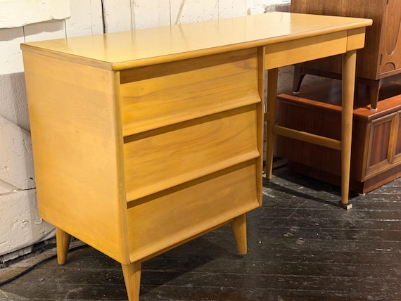 1950s Heywood Wakefield Desk in Wheat - *Please ask for a shipping quote before you buy.