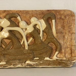 Finesse Originals Sculpted Wall Art Dancers, Circa 1970s Please ask for a shipping quote before you buy. image 6