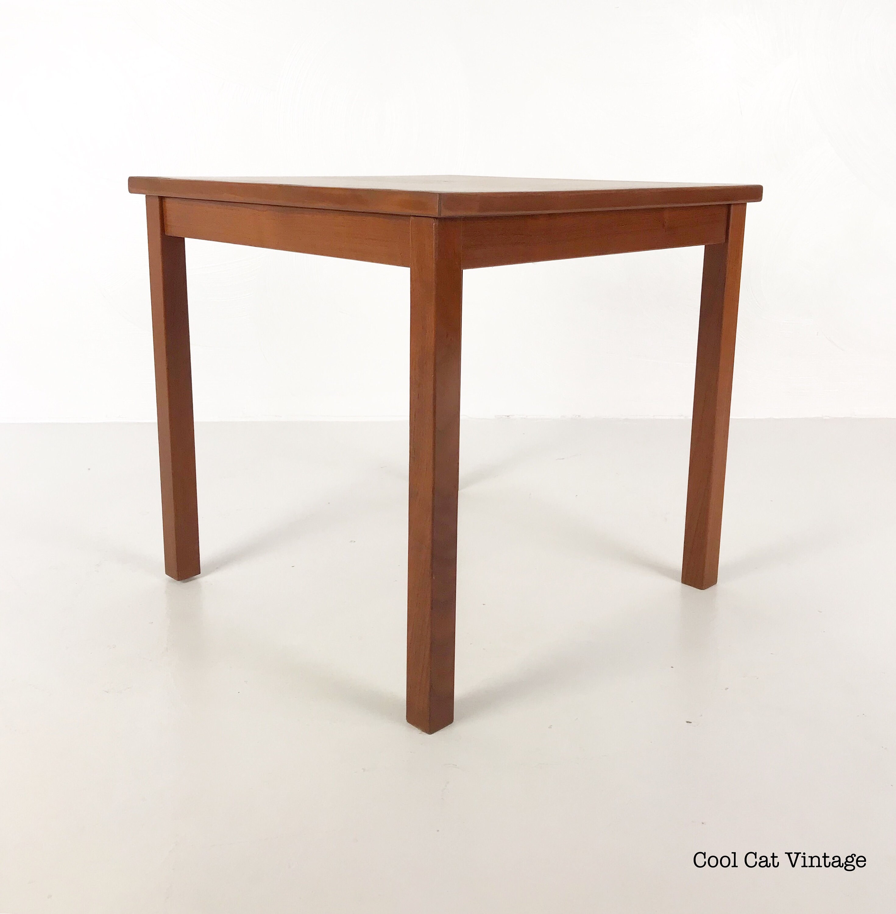Restored Danish Modern End Table *Please see notes on shipping before