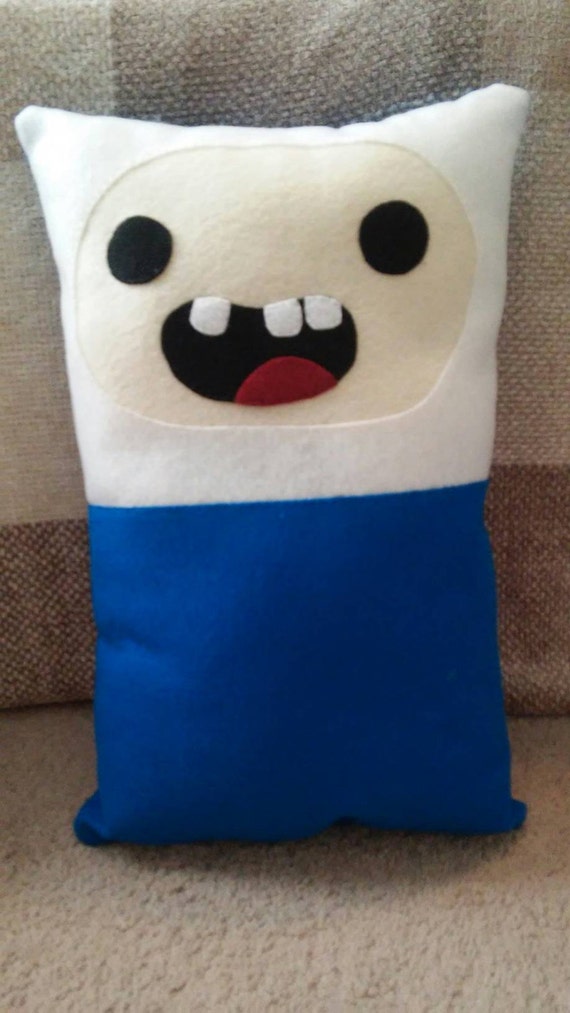 Adventure Time Finn Pillow Etsy