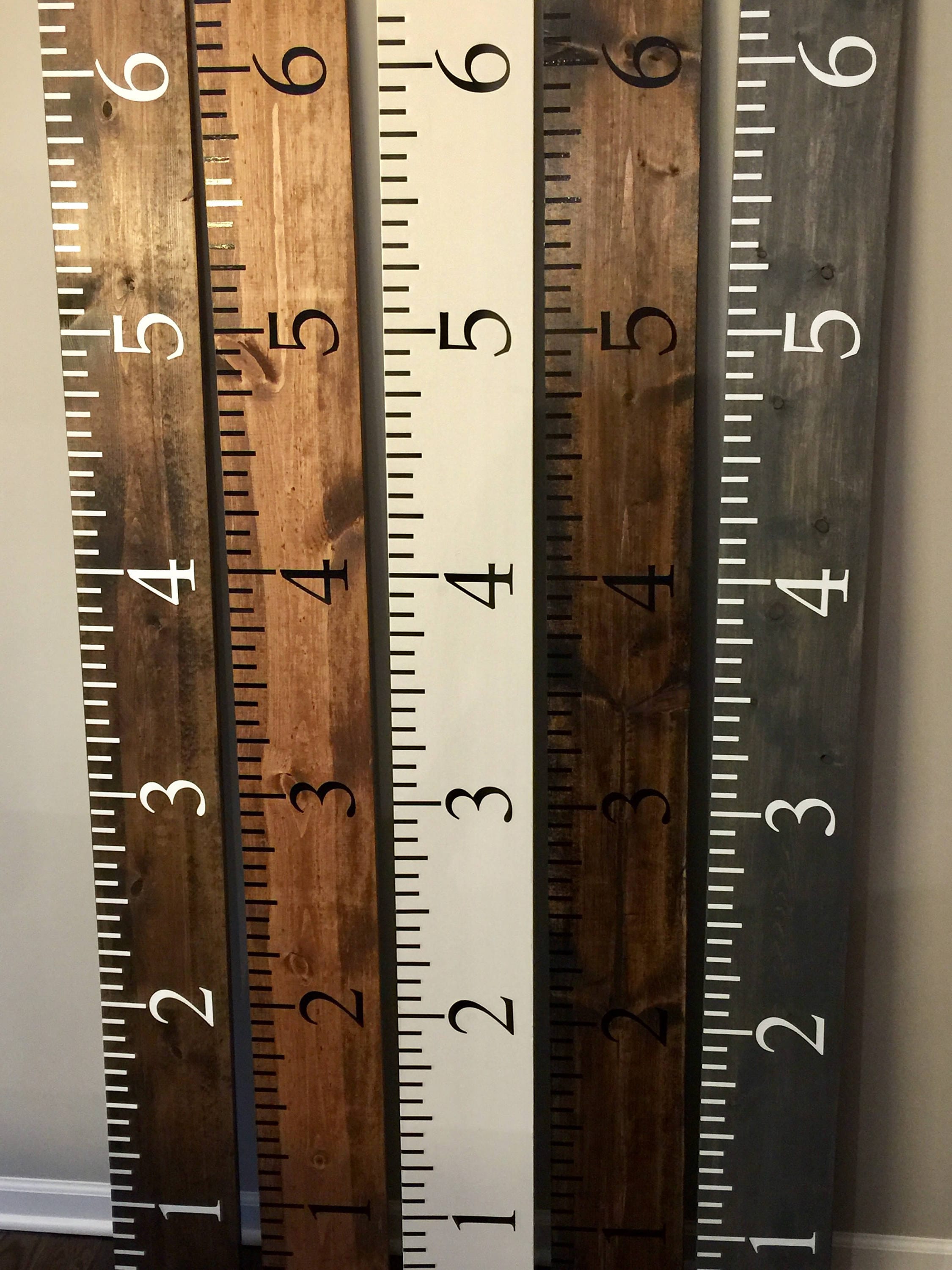 Giant Measuring Stick Growth Chart / Wooden Growth Ruler / | Etsy