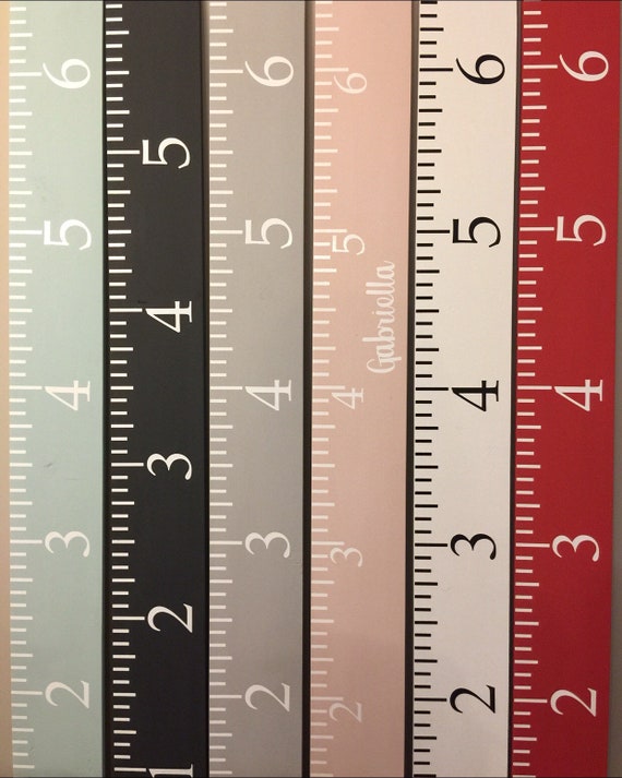 Wooden Measuring Stick Growth Chart