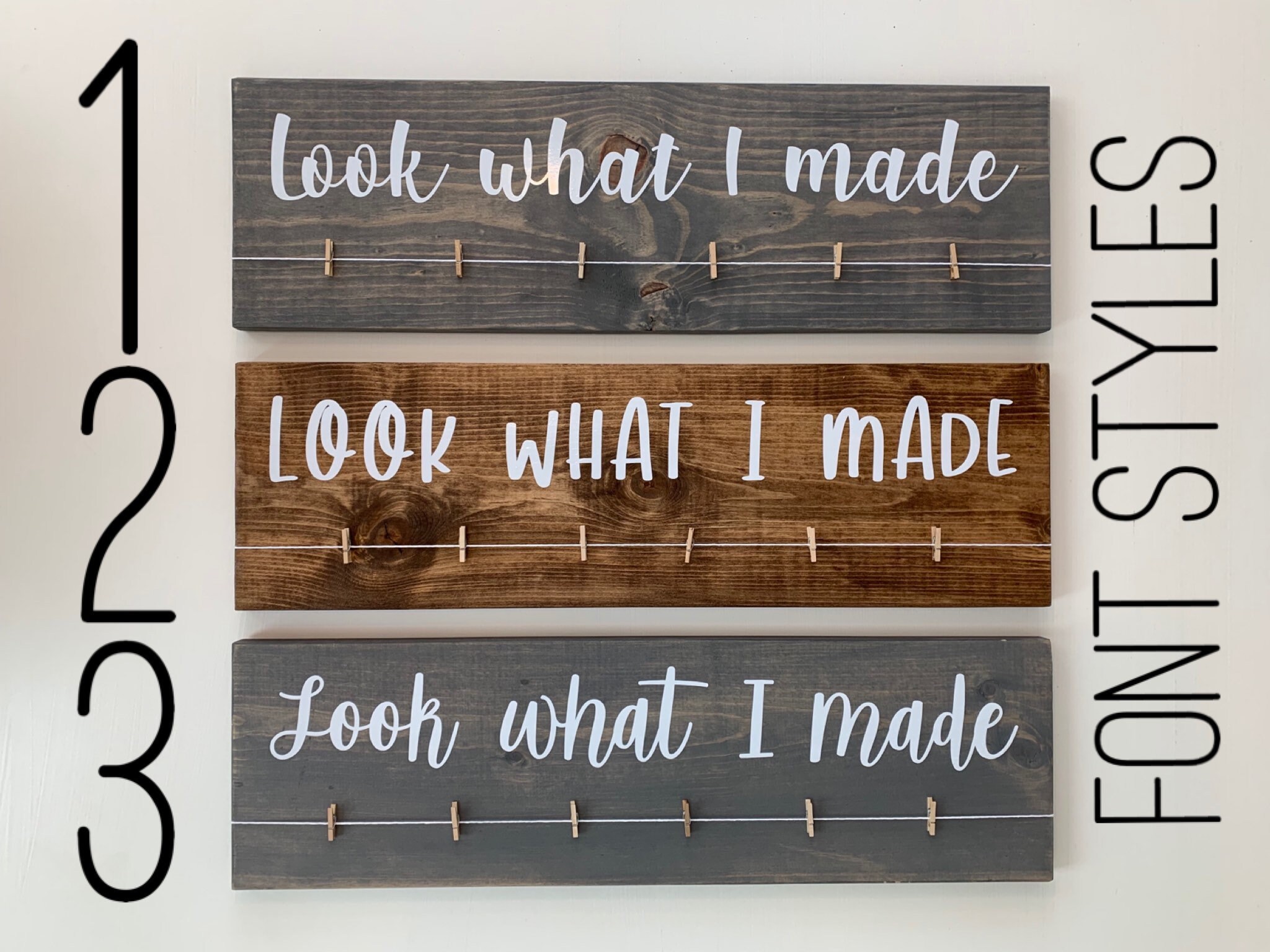 Look What I Made look What I Made Wooden Sign Kids | Etsy