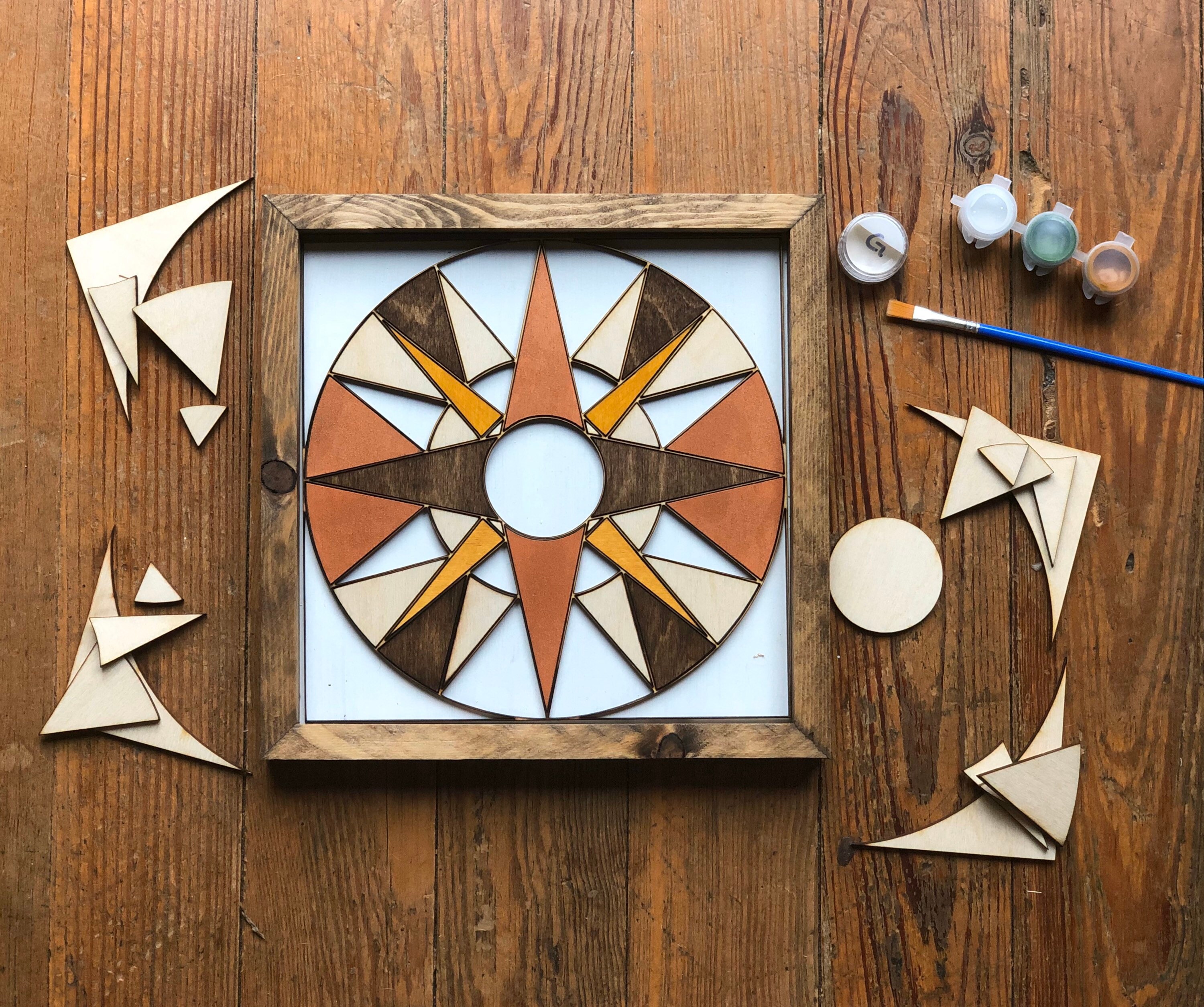 DIY Painting Kit Craft Kit DIY Wood Art Fathers Day Etsy