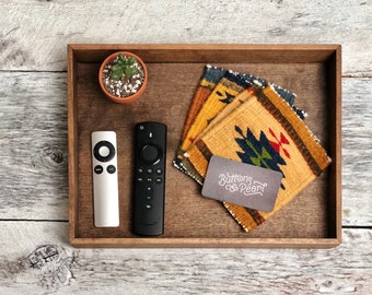 Hardwood Tray: Oak, Maple, Cherry Wood - Vanity, Entryway, Coffee Table