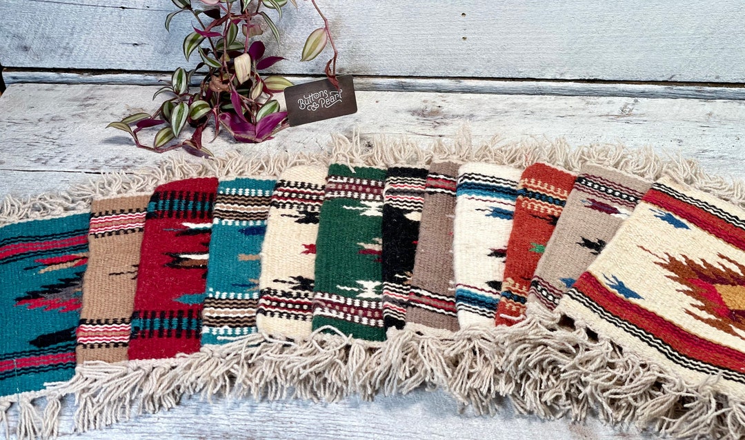 Aztec Blanket Mat – Boho Coffee Table Rug, Housewarming Gift (10x10) - Etsy