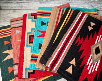 Aztec Pillow Cover: Southwest Boho Home Decor (18x18)