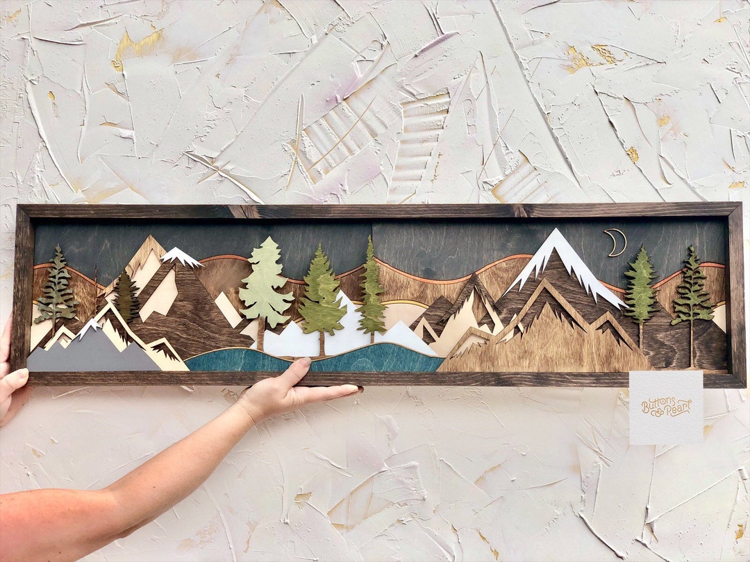 Wood Wall Art / Nursery Decor / Office Decor / Wood Art / - Etsy