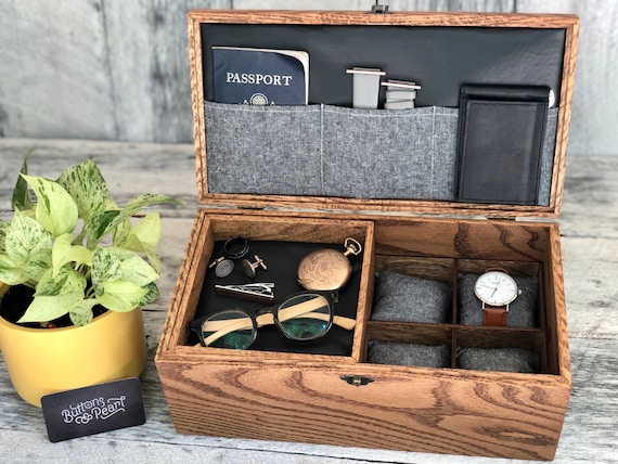 Mens watch hotsell jewelry case