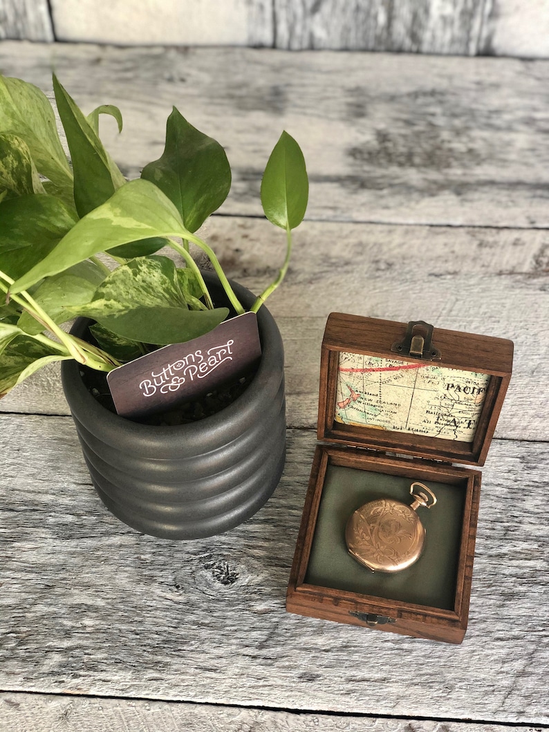 Pocket Watch Box / Pocket Watch Case / Heirloom Box / Pocket Etsy