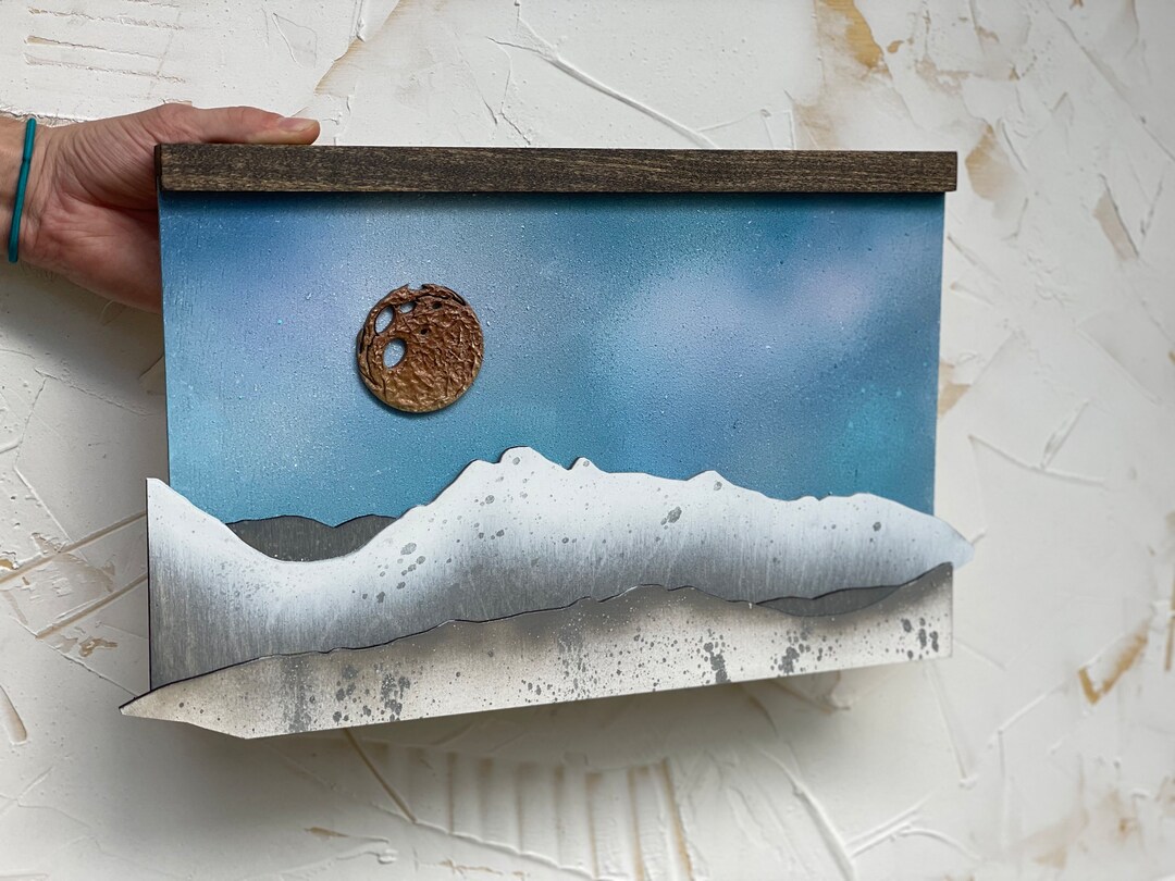 The Mountains or the Sea Wood Art Wood Wall Art Ocean Etsy