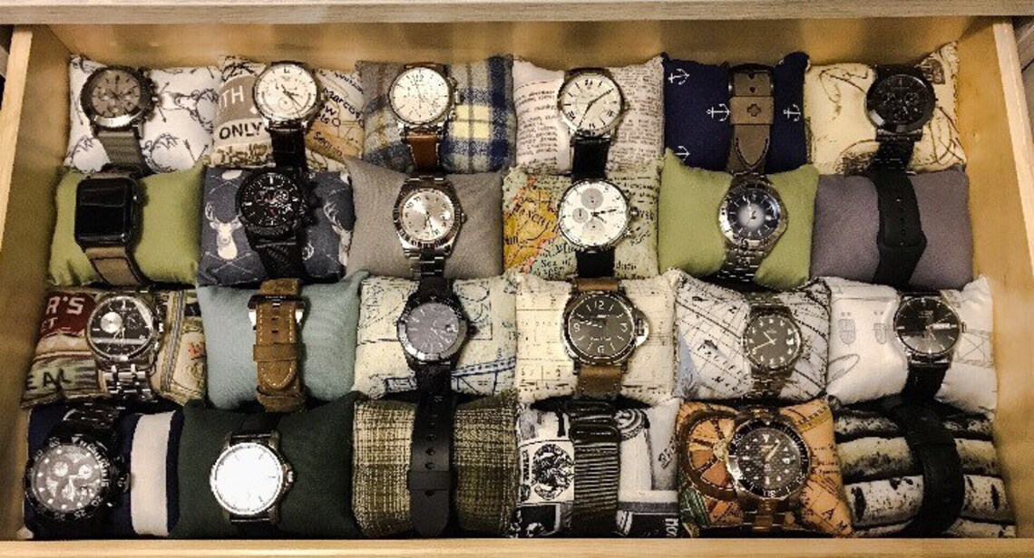 Watch Box Pillows / Watchbox Pillows / Watch Pillows / Etsy