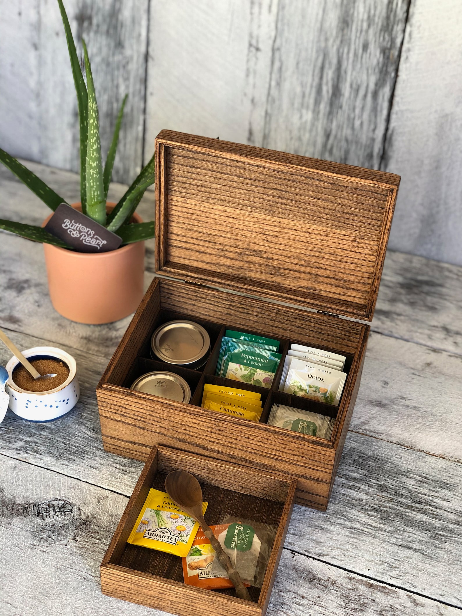 CIYODO Keramik Teedose Mit Katzen-Design - Luftdicht Für Losen Tee & Matcha