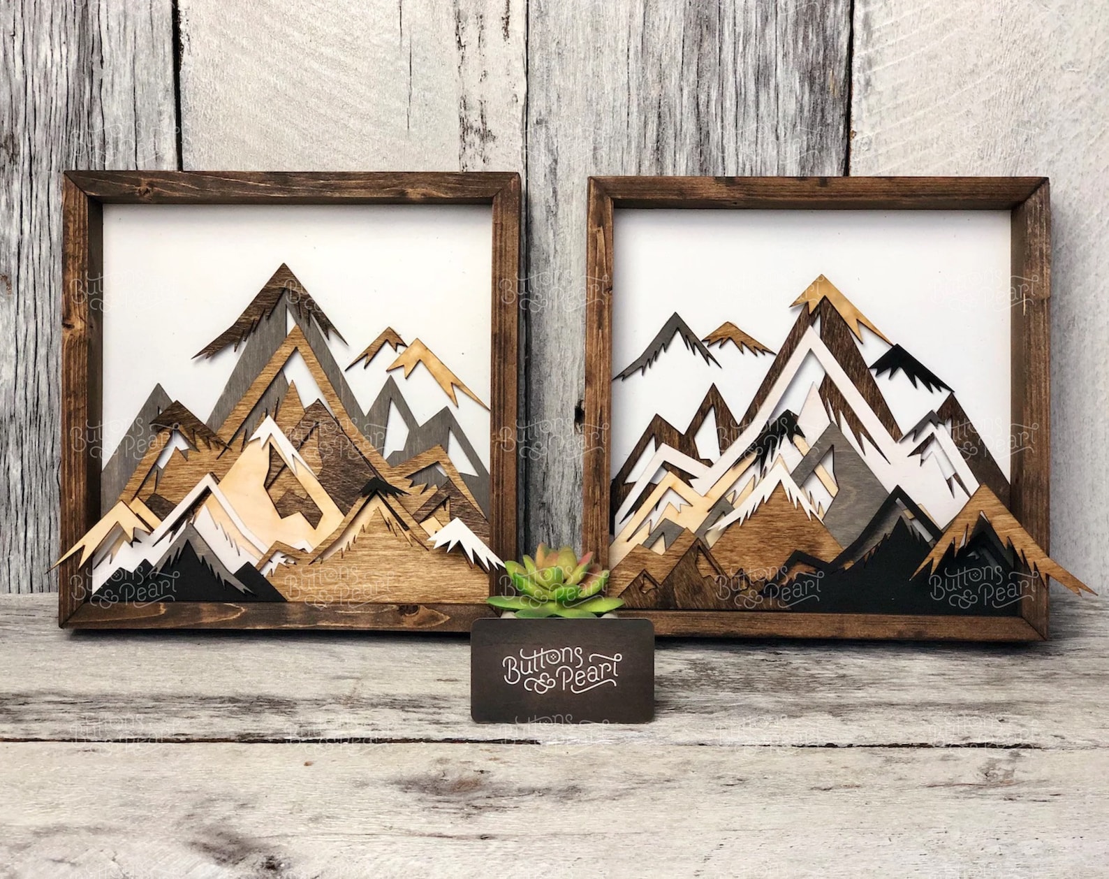Mountain Wood Art Wood Art Reclaimed Wood Art Mountain Etsy