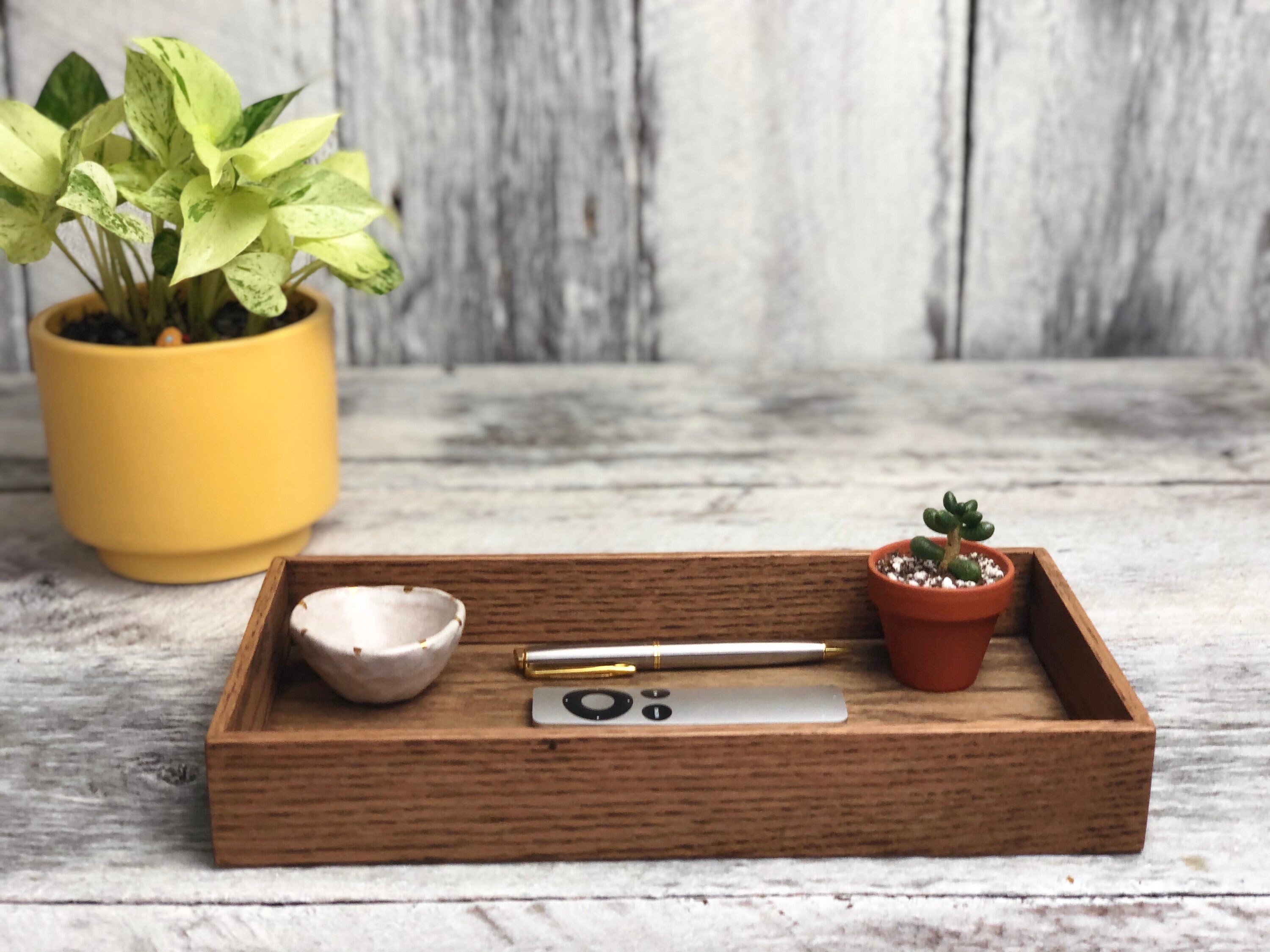 Hardwood Tray: Oak, Maple, Cherry - Vanity, Entryway Organizer - Etsy