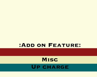 Watch Box Order Up-charge: Add-on Item