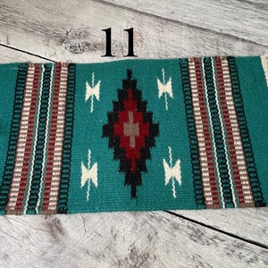 Aztec Blanket Mat: Boho Coffee Table Rug, Plant Mat (20x10) - Etsy
