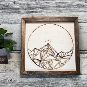 ACOTAR Wood Mountain Art: Court of Thorns and Roses Inspired