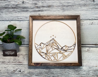 ACOTAR Wood Mountain Art: Court of Thorns and Roses Inspired