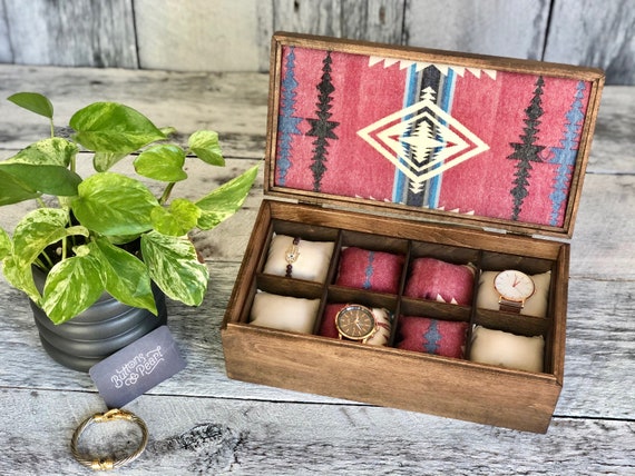 Mens watch top jewelry box
