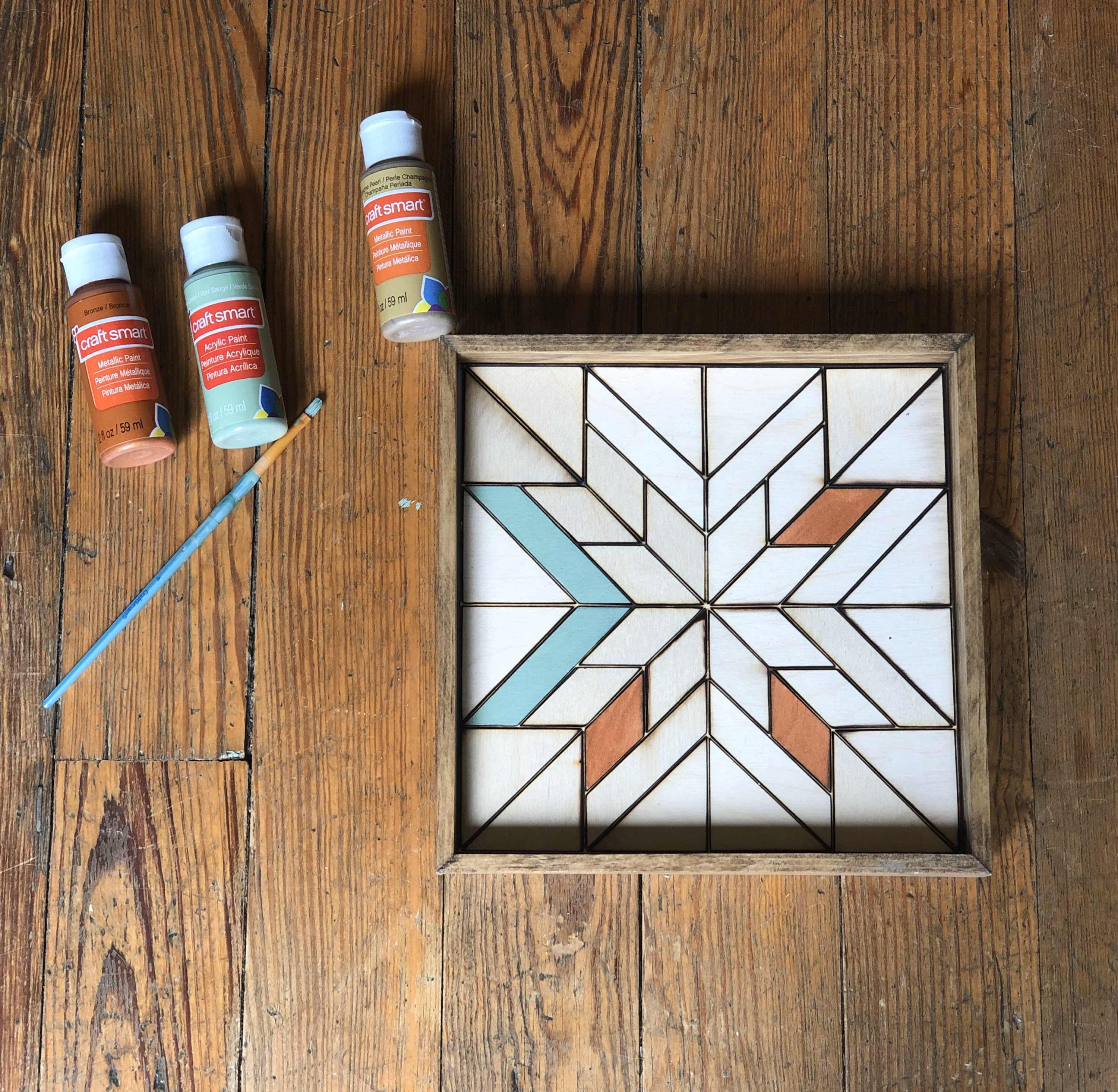 DIY Craft Kit / Craft Kit / Reclaimed Wood Art / DIY Painting Etsy