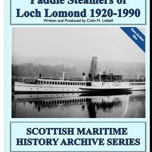 DVD Paddle Steamers of Loch Lomond 1816 - 1981 vintage ships ocean liners steamships Scotland Scottish History