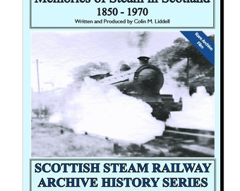 DVD Memories of Steam in Scotland  - Classic Vintage Steam Train Railway Transport History