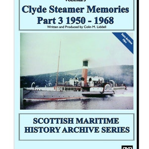 DVD Clyde Steamer Memories Część 3 1950-1968 Statek wycieczkowy Ocean Liner Maritime