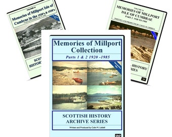 The Memories of Millport Collection Parts 1 & 2 1920-1985 Save 4 pounds  -  Isle of Cumbrae Largs Scottish History Clyde Glasgow River Clyde