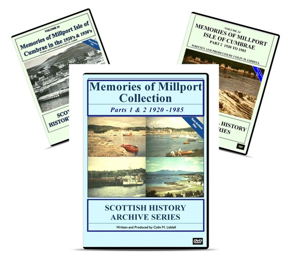 The Memories of Millport Collection Parts 1 & 2 1920-1985 Save 4 pounds  -  Isle of Cumbrae Largs Scottish History Clyde Glasgow River Clyde